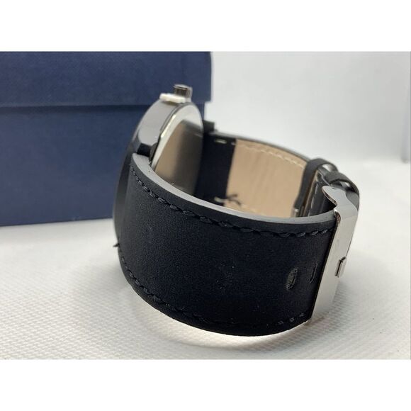 South Lane SS20-dr1-4332 Black Leather Analog Dial Quartz Genuine Watch YR29 - Picture 11 of 11